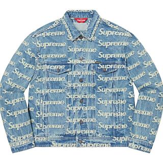 シュプリーム(Supreme)のsupreme frayed logos denim jacket(Gジャン/デニムジャケット)