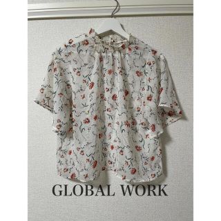 グローバルワーク(GLOBAL WORK)の【GLOBAL WORK】花柄シースルートップス(Tシャツ(半袖/袖なし))