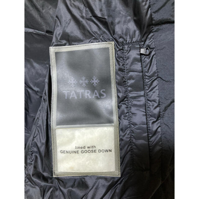 TATRAS(タトラス)のタトラス　グースダウンベスト　03 黒 レディースのジャケット/アウター(ダウンベスト)の商品写真