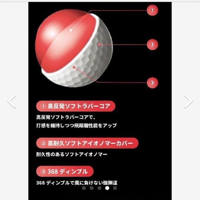 本間ゴルフ(ホンマゴルフ)の新品  HONMA D1ゴルフボール 1ダース(12球) スポーツ/アウトドアのゴルフ(その他)の商品写真