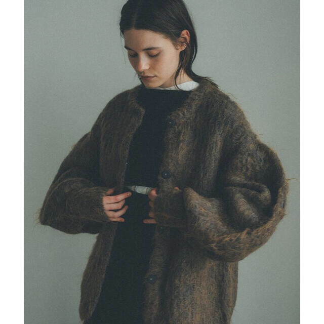 CLANE  SHAGGY CARDIGAN  ネイビー 1