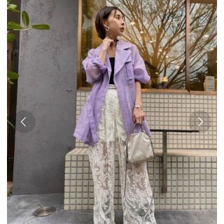 桜 印 アメリヴィンテージ MEDI EMBROIDERY TULLE PANTS M - 通販