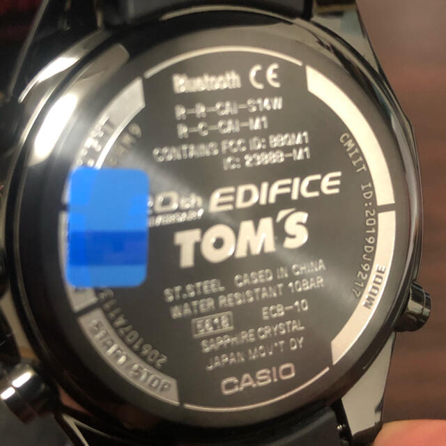 CASIO - 新品 未使用 正規品 カシオ エディフィス 限定 トムスコラボの