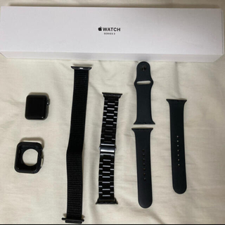 アップルウォッチ(Apple Watch)のApple  Watch  series3 38mm gps(腕時計(デジタル))