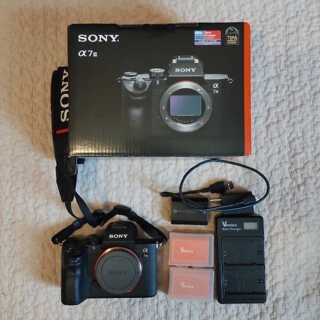 SONY(ソニー)のSONY α7ⅲ ILCE-7M3　ボディ スマホ/家電/カメラのカメラ(ミラーレス一眼)の商品写真