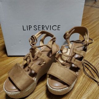 リップサービス(LIP SERVICE)の(今だけ5%還元)(新品)LIP SERVICE サンダル M(サンダル)