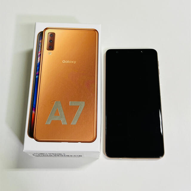 売り直営 SAMSUNG Galaxy A7 ゴールド SM-A750C 美品 | assistport.co.jp