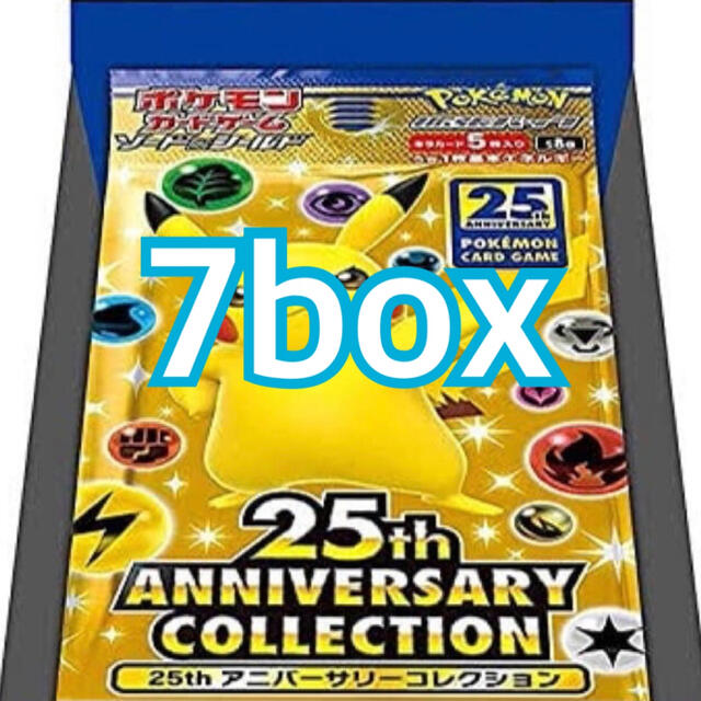 25th aniversary collection ポケモン 7box