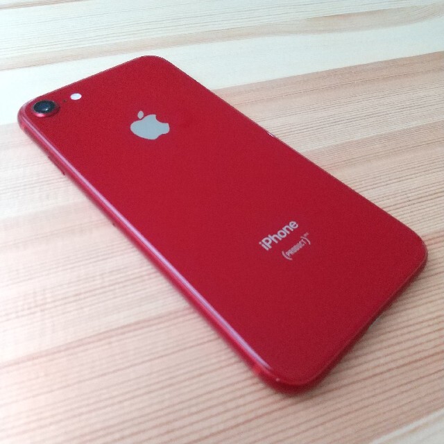 47インチ内蔵ストレージ容量iPhone8 64GB RED 美品