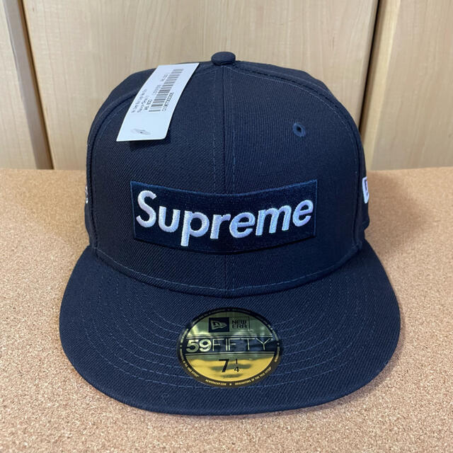 新品 送料無料 7-5/8 Supreme No Comp New Era 黒