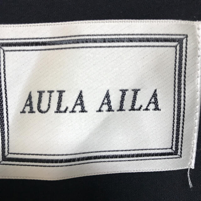 AULA AILA(アウラアイラ)のアウラアイラ スパンコールブルゾン 0 ブラック AULA AILA レディースのジャケット/アウター(ブルゾン)の商品写真