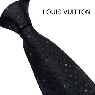 ルイヴィトン(LOUIS VUITTON)の美品　LOUIS VUITTON ルイヴィトン　ネクタイ　モノグラム　ドット(ネクタイ)