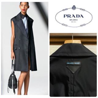 PRADA - PRADA プラダ ナイロンベスト ロングジレの通販 by My CLOSET