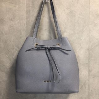 フルラ(Furla)のFURLA フルラ コスタンザ ハンドバッグ　トートバッグ　巾着　グレー(トートバッグ)