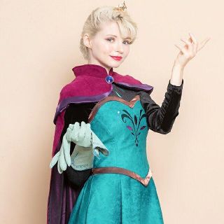 シークレットハニー アナ雪 エルサ戴冠式 SET ＆ティアラ コスプレ 大人