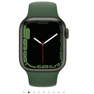 アップルウォッチ(Apple Watch)のApple Watch Series 7GPS41mmグリーンアルミニウムケース(その他)