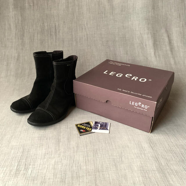 LEGERO GORE-TEX サイドジップ ブーツ ブラック レジェロ メンズの靴/シューズ(ブーツ)の商品写真