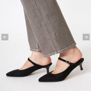 Le Talon - LE TALON 4.5cmストラップミュール ブラックXLの通販 by