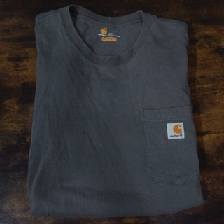 カーハート(carhartt)のCarhartt　Tシャツ　2XL  グレー(Tシャツ/カットソー(半袖/袖なし))
