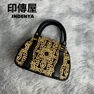 インデンヤ(印傳屋)の●美品・店舗展示品●印傳屋インデンヤ INDENYA キナート　ミニハンドバッグ(ハンドバッグ)