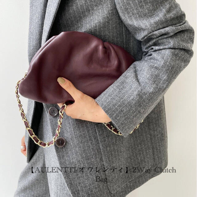 【AULENTTI/オウレンティ】2Way Clutch Bagメーカーサイズフリーサイズ