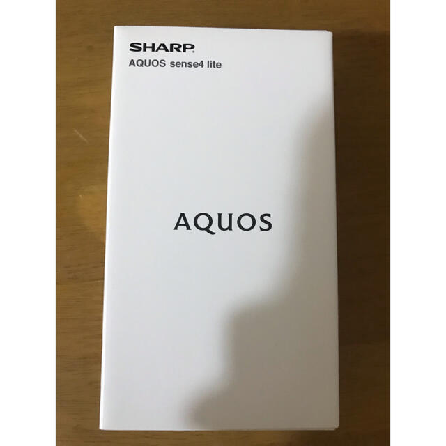 AQUOS(アクオス)のSHARP AQUOS sense4 lite ブラック スマホ/家電/カメラのスマートフォン/携帯電話(スマートフォン本体)の商品写真