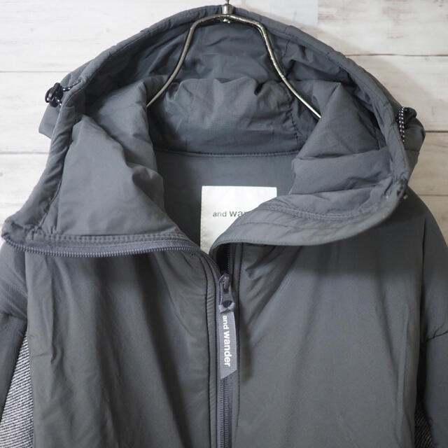 and wander 17AW Twill Fleece Jacket 4