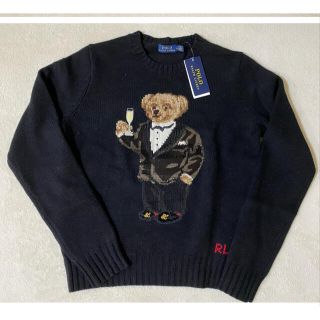 ポロラルフローレン(POLO RALPH LAUREN)のポロラルフローレン　☆希少☆ シャンパンポロベア　Mサイズ(ニット/セーター)