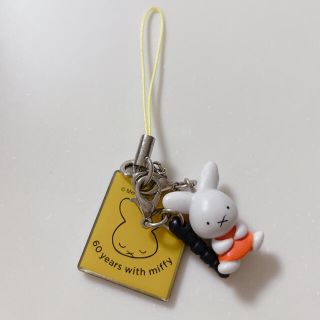 ミッフィー　miffy イヤホンジャック　ストラップ　60周年　ミッフィ(キャラクターグッズ)