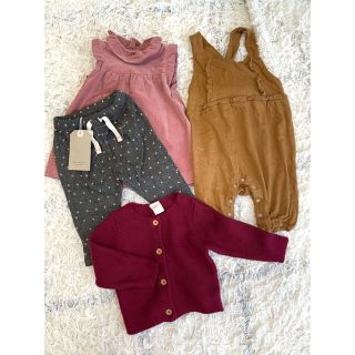 ザラキッズ(ZARA KIDS)の美品⭐︎新品　女の子　70 まとめ売り(ワンピース)