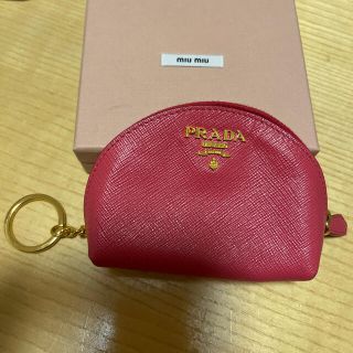 プラダ(PRADA)のPRADA プラダ　キーリング付きコインケース(コインケース)