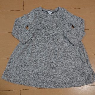 ベビーギャップ(babyGAP)のbabygap ワンピース グレー 90(ワンピース)