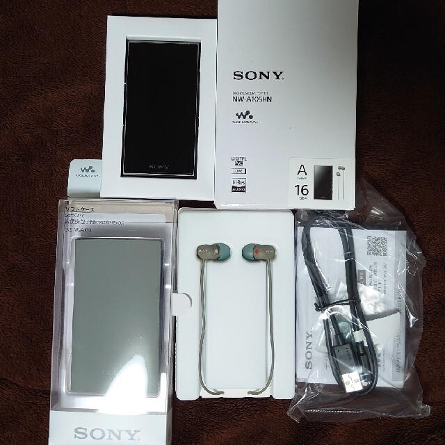 SONY ウォークマン  NW-A105HN 美品 保証有 ケースイヤホン付ポータブル…