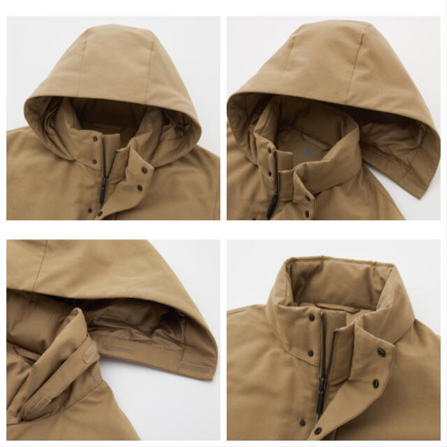 UNIQLO(ユニクロ)のユニクロ ハイブリッドダウンコート ブラック Mサイズ メンズのジャケット/アウター(ダウンジャケット)の商品写真