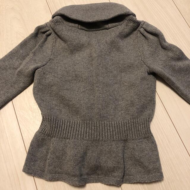 Ralph Lauren(ラルフローレン)のRL ペプラム　カーディガン　110サイズ キッズ/ベビー/マタニティのキッズ服女の子用(90cm~)(カーディガン)の商品写真