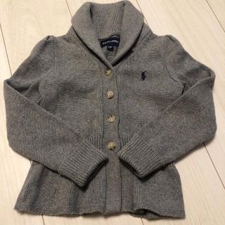 ラルフローレン(Ralph Lauren)のRL ペプラム　カーディガン　110サイズ(カーディガン)