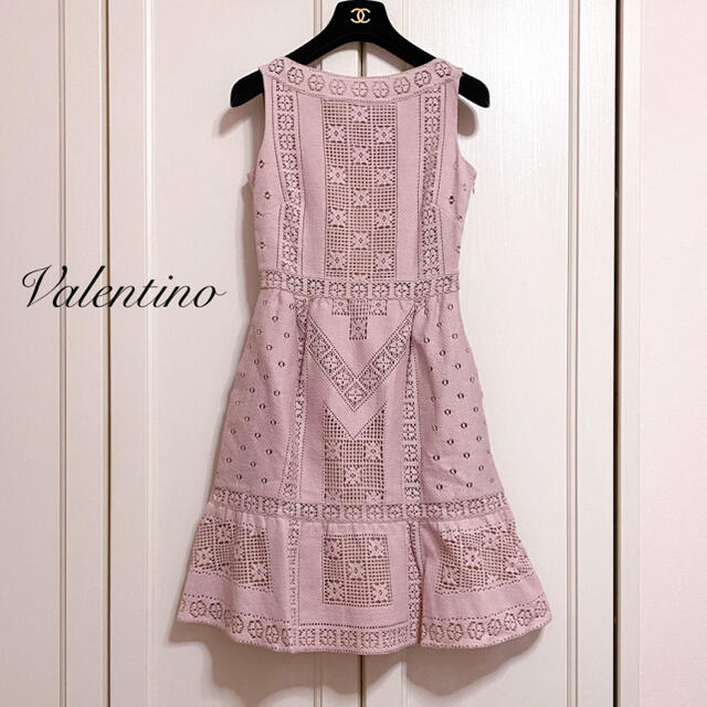 【VALENTINO】カットワークワンピース