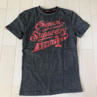 superdry 極度乾燥スーパードライ　メンズ Tシャツ　Sサイズ 　杢グレー(Tシャツ/カットソー(半袖/袖なし))