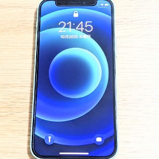 アイフォーン(iPhone)の【値下げ中】iPhone 12 mini 64GBモデル　グリーン　simフリー(スマートフォン本体)