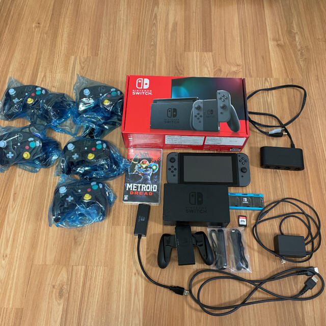 Nintendo Switch グレー スマブラ メトロイド GCコン その他付 当社の
