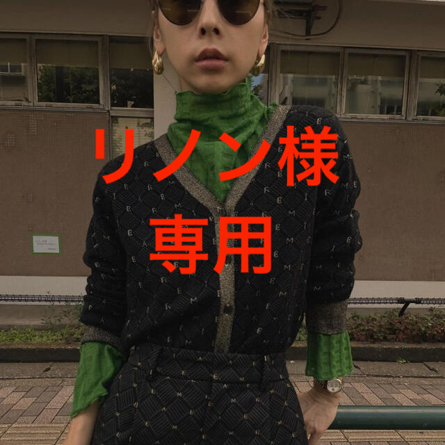 新しい季節 - VINTAGE Ameri 2WAY Ameri CARDIGAN JACQUARD GLITTER