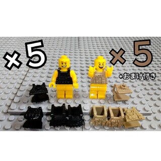 ベスト　防弾ジョッキ　レゴ　インスタ映え　LEGO　互換　ハロウィン　戦争(ミリタリー)