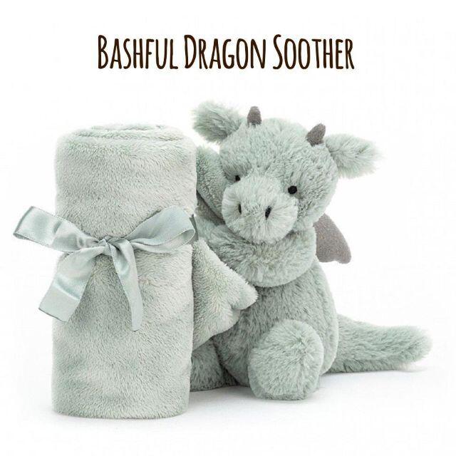 【JELLYCAT】Bashful Dragon Soother ブランケット