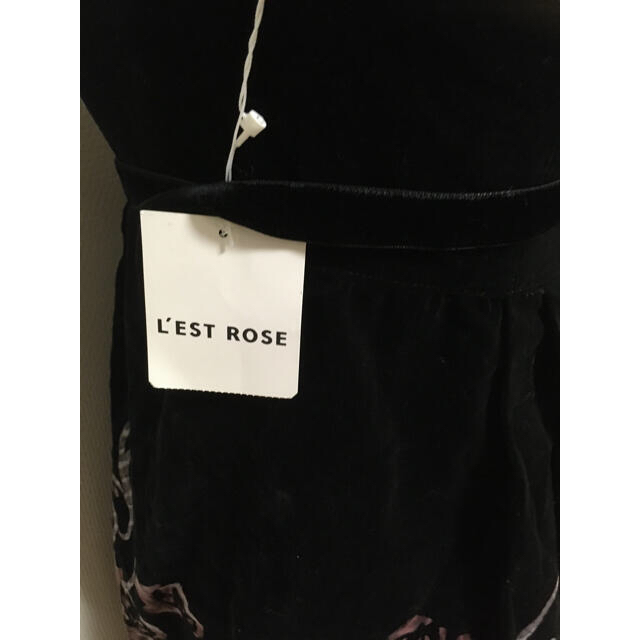 L'EST ROSE(レストローズ)のレストローズ　アンティーク　ベルベットワンピ　タグ付き未使用 レディースのワンピース(ひざ丈ワンピース)の商品写真