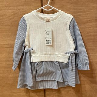 プティマイン(petit main)のプティマイン　シャツドッキングT 110(Tシャツ/カットソー)