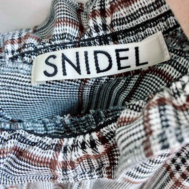 SNIDEL(スナイデル)のSNIDEL チェックワンピース レディースのワンピース(ロングワンピース/マキシワンピース)の商品写真