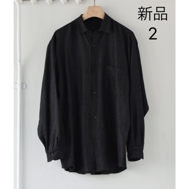 COMOLI  21ss ウールシルクシャツ size2 新品