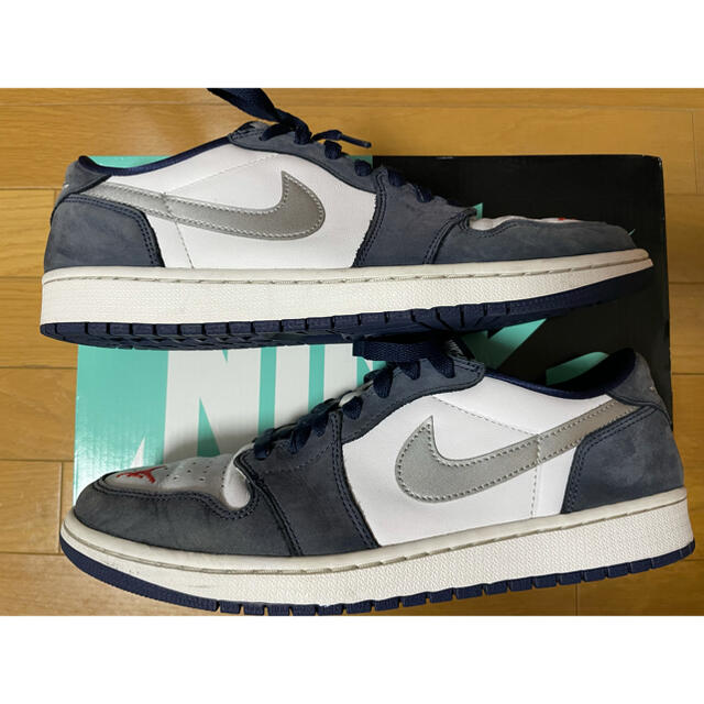 NIKE SB × AIR JORDAN 1 LOW MIDNIGHT NAVY靴/シューズ