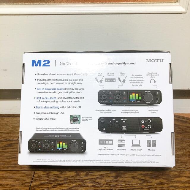 新品未使用　MOTU　M2　製品シリアル未登録 楽器のDTM/DAW(オーディオインターフェイス)の商品写真