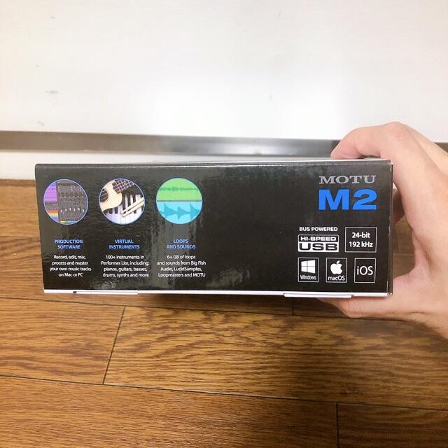 新品未使用　MOTU　M2　製品シリアル未登録 楽器のDTM/DAW(オーディオインターフェイス)の商品写真